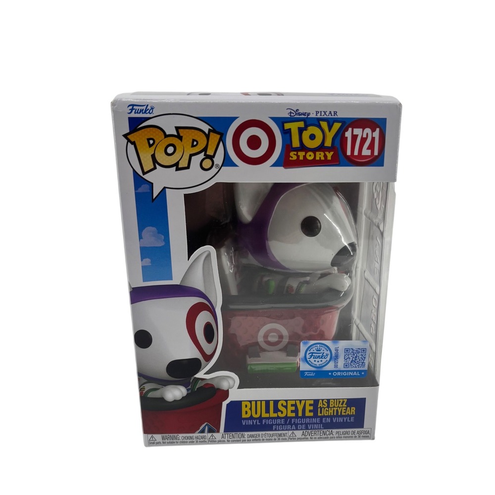 Funko Pop Pixar Bullseye as Buzz Lightyear 1721 Target Exclusive  Protector NIB